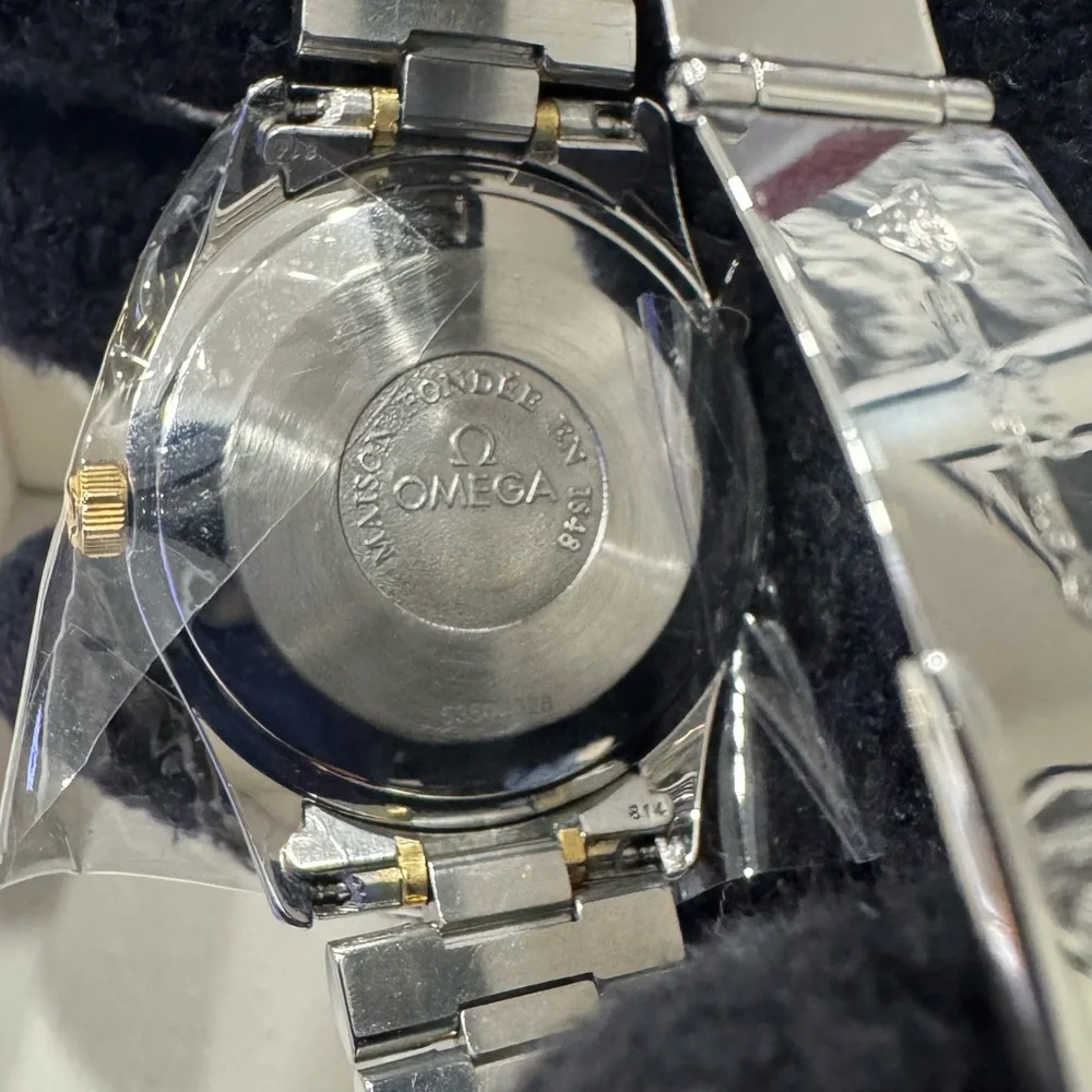Omega Two-Tone Gold and Silver Watch - Picture 12 of 13